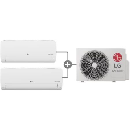 Aire acondicionado LG Twincool 2 en 1 9.000 BTU + 12.000 BTU inverter