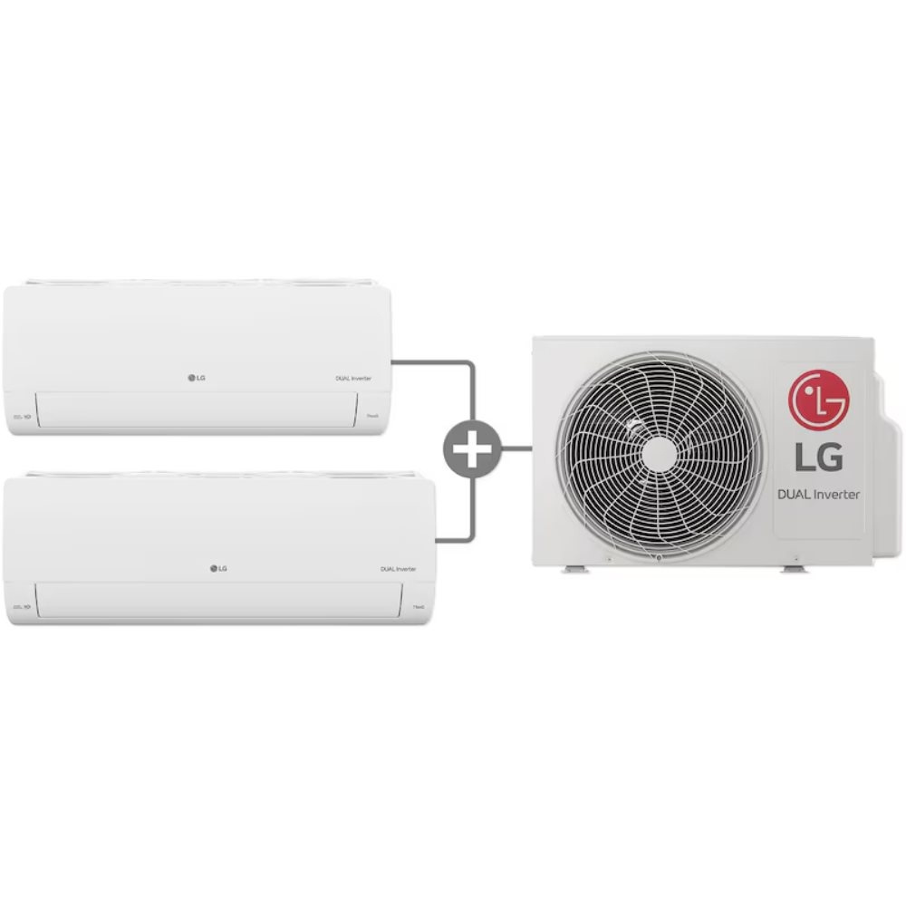 Aire acondicionado LG Twincool 2 en 1 9.000 BTU + 12.000 BTU inverter