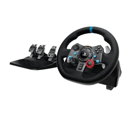 Timón con pedales LOGITECH G29  Entrada USB, Con Compatibilidad, Negro