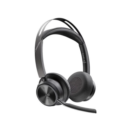 Poly Voyager Focus 2 Microsoft Teams Certified USB-C-C Headset +USB-C/A Adapter +Charging Stand No localization