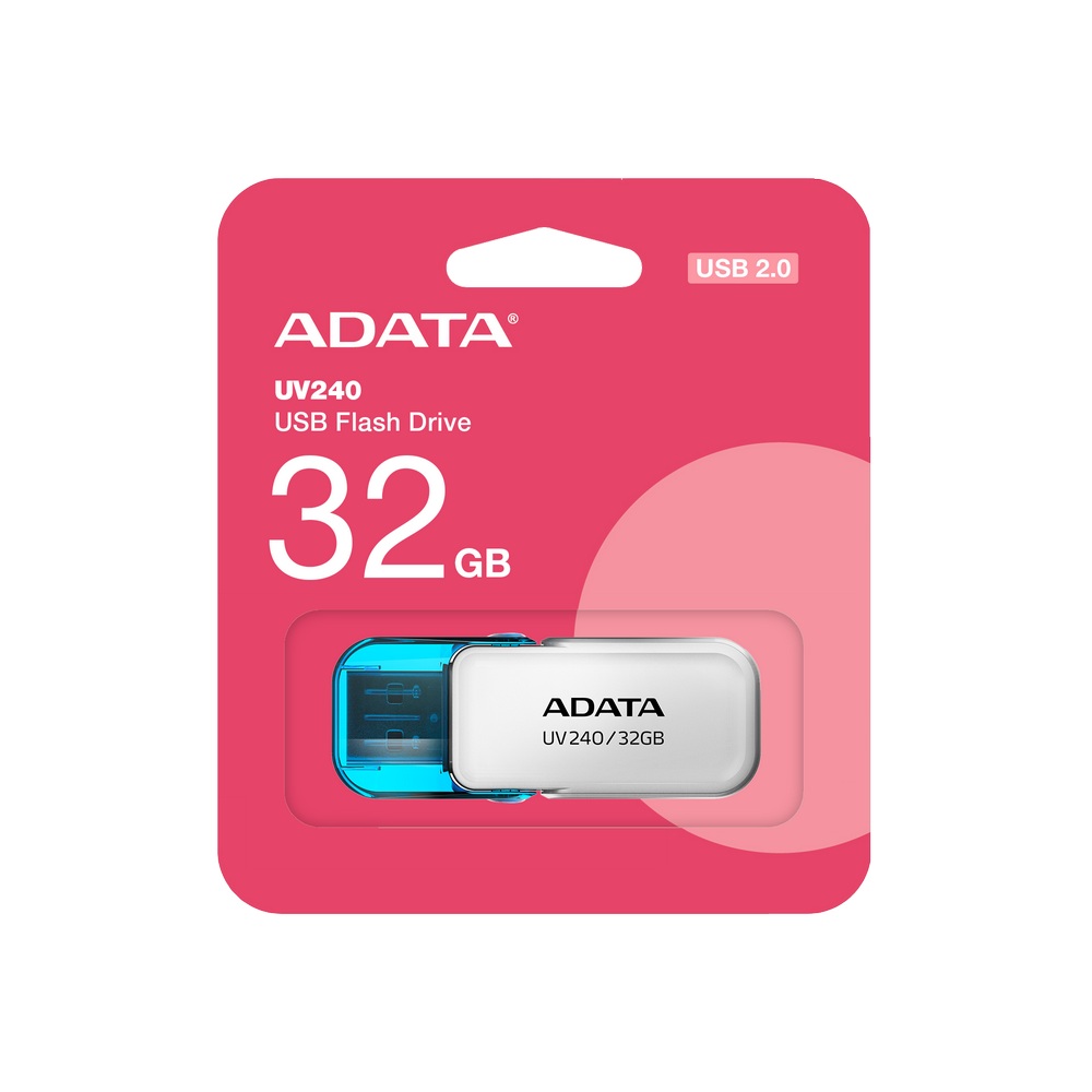 Memoria USB ADATA 2.0 UV240 Ecualizable 32GB Blanca - Image 3