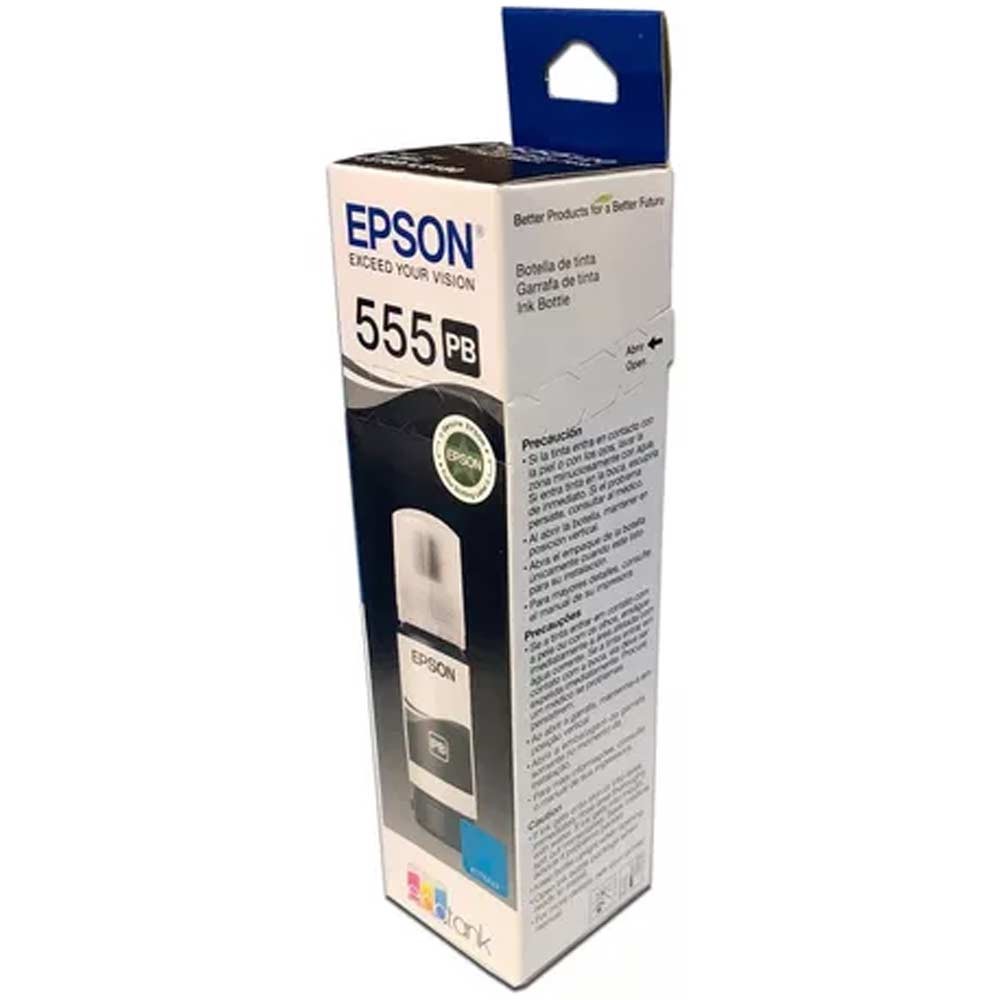 Botella de Tinta EPSON T555120 AL Fotográfica 70 ml COLOR Negro - Image 3
