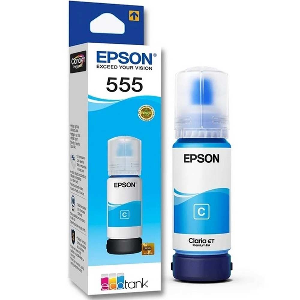 Botella de Tinta EPSON T555220 AL L8180 70 ml COLOR Cyan