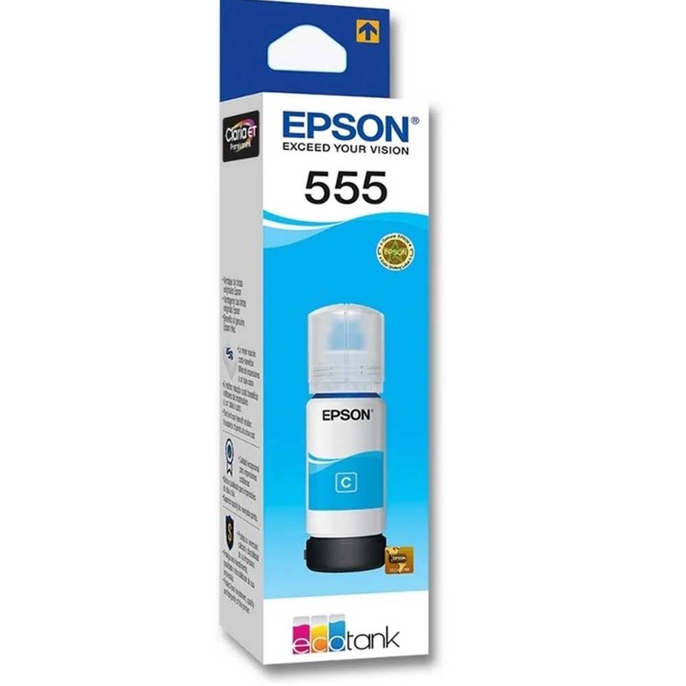 Botella de Tinta EPSON T555220 AL L8180 70 ml COLOR Cyan - Image 2
