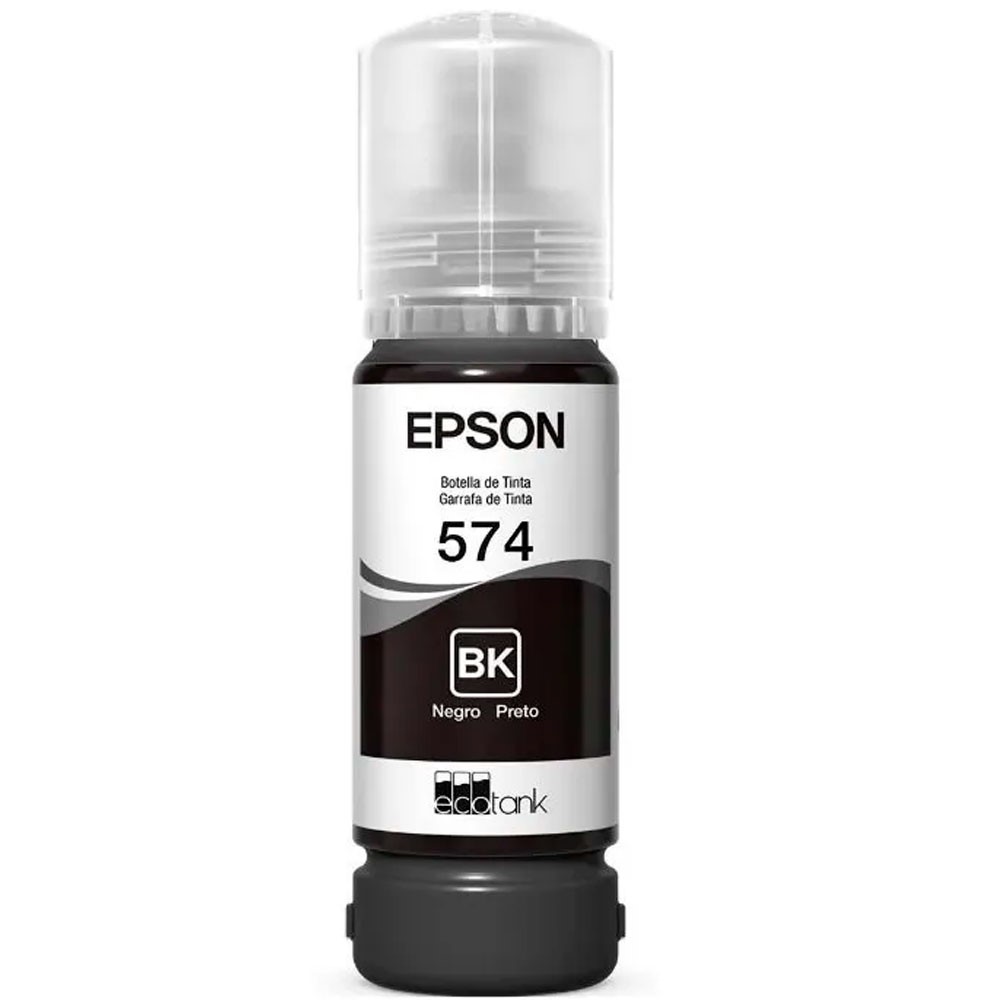 Botella de Tinta EPSON T574120-AL Ecotank L8050 COLOR Negro - Image 3