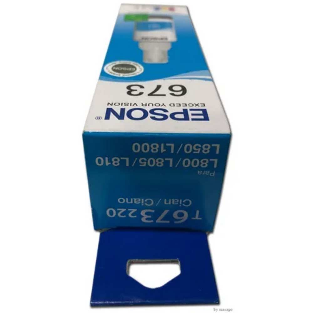 Botella de Tinta EPSON T673220 AL L800/805 COLOR Cyan - Image 4