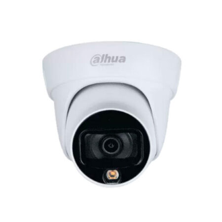 Cámara Dahua  Domo   FULL COLOR 2 MP, Lente fijo 2,8mm, 4en1 (CVI/TVI/AHD/CVBS), DWDR, Smart IR20m, Plástica,  IP67 12VDC.