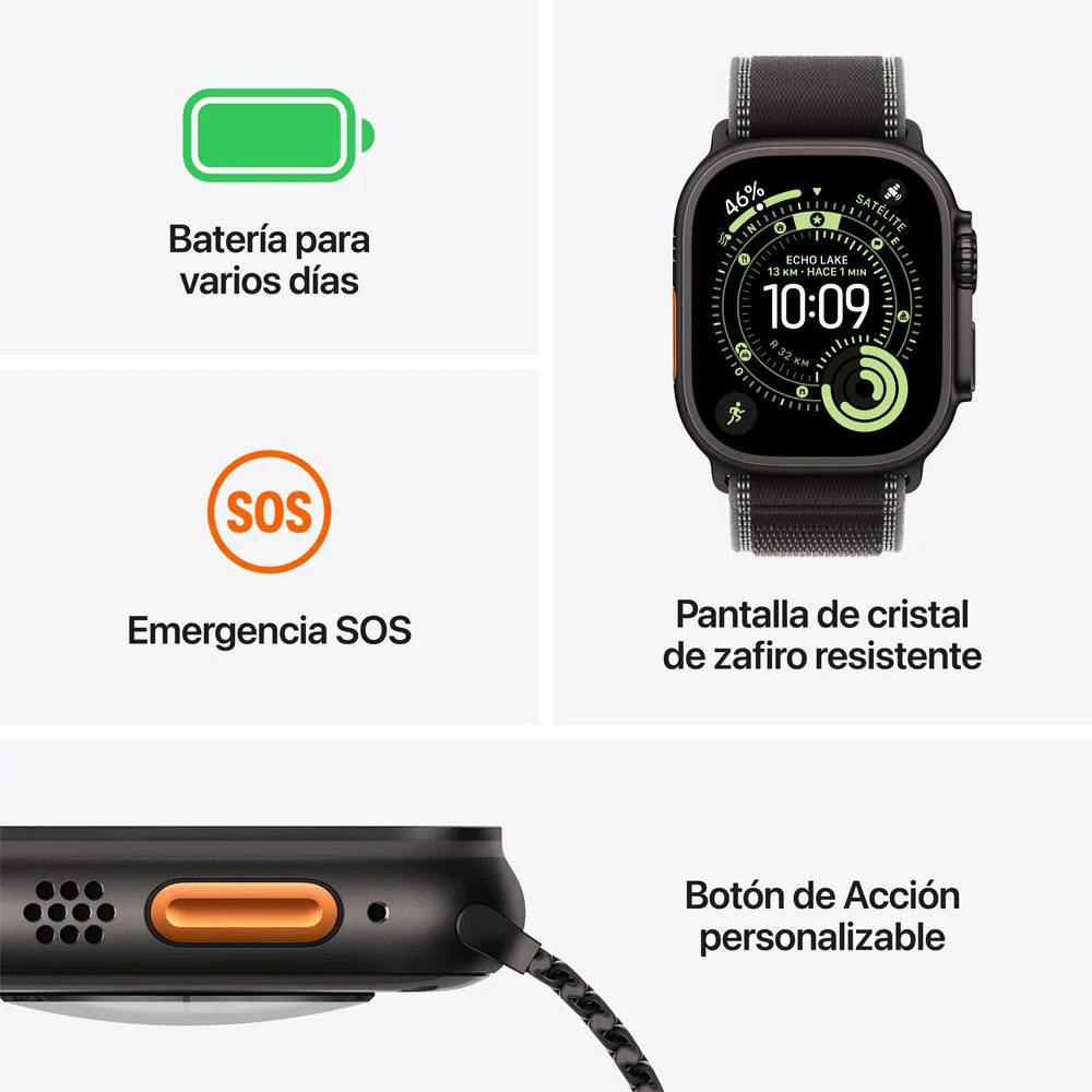 Apple Watch Ultra 3 49mm Natural Titanium - Image 3