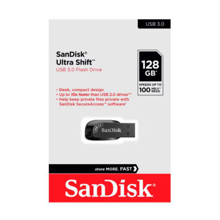 Memoria USB SanDisk Ultra Shift de 128GB