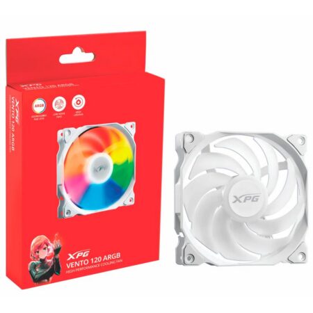 Fan Cooler (Ventilador) XPG by ADATA VENTO ARGB Blanco / 1.2