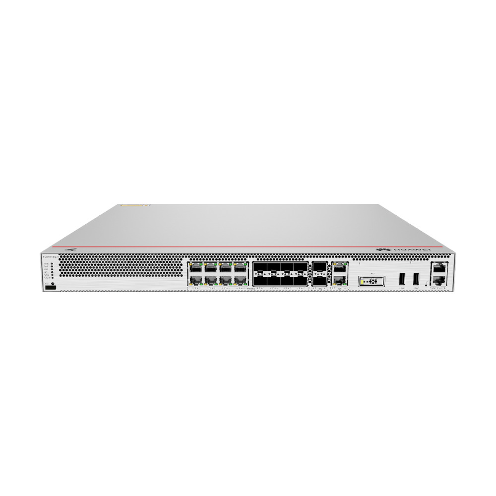 Firewall Host de CA USG6000F-S150 (2 puertos GE RJ45 + 8 puertos GE COMBO + 2 puertos 10 GE SFP+, 1 puerto de alimentación de CA, incluye VPN SSL para 100 usuarios)