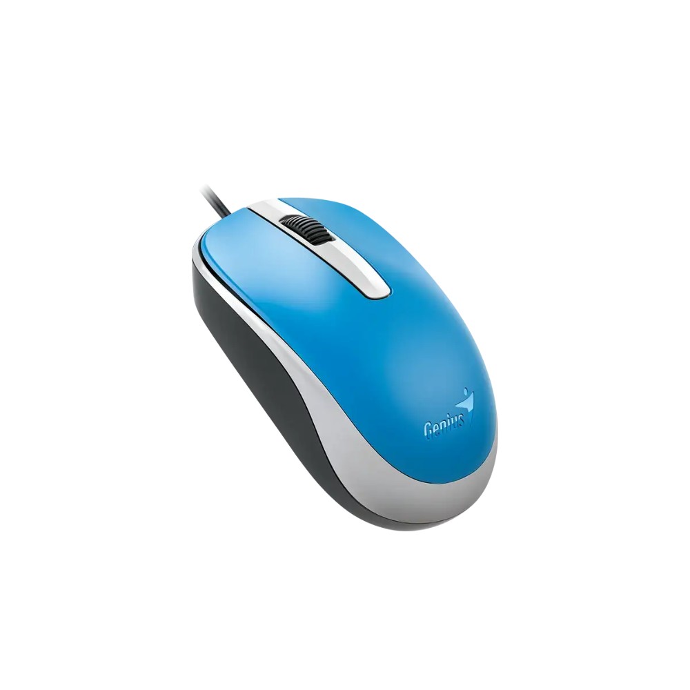 Mouse GENIUS Alámbrico Usb Dx 120 COLOR Azul - Image 2