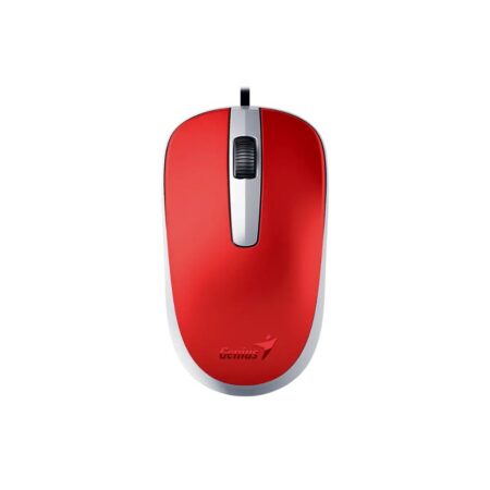 Mouse GENIUS Alámbrico Usb Dx-120 Rojo