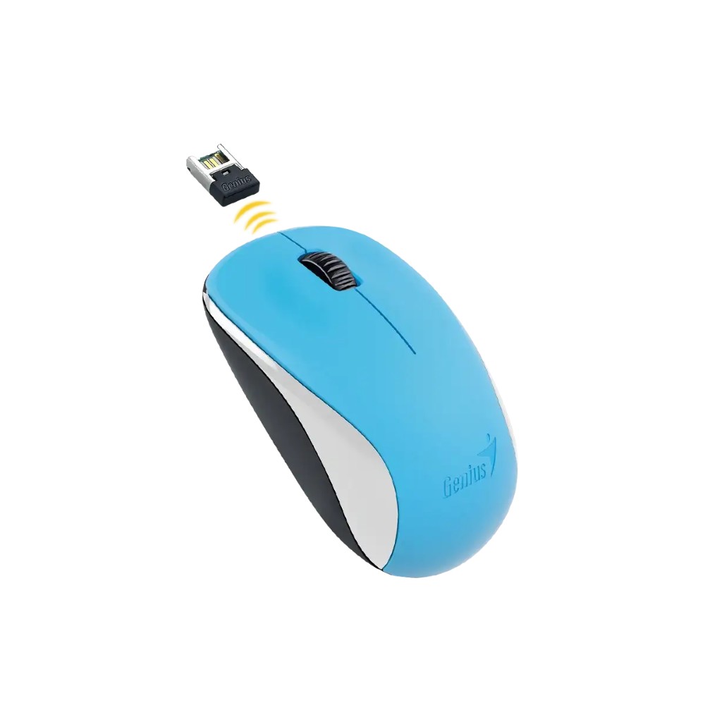 Mouse Inalámbrico GENIUS 2.4 GHz BlueEye Batería AA COLOR Azul - Image 2