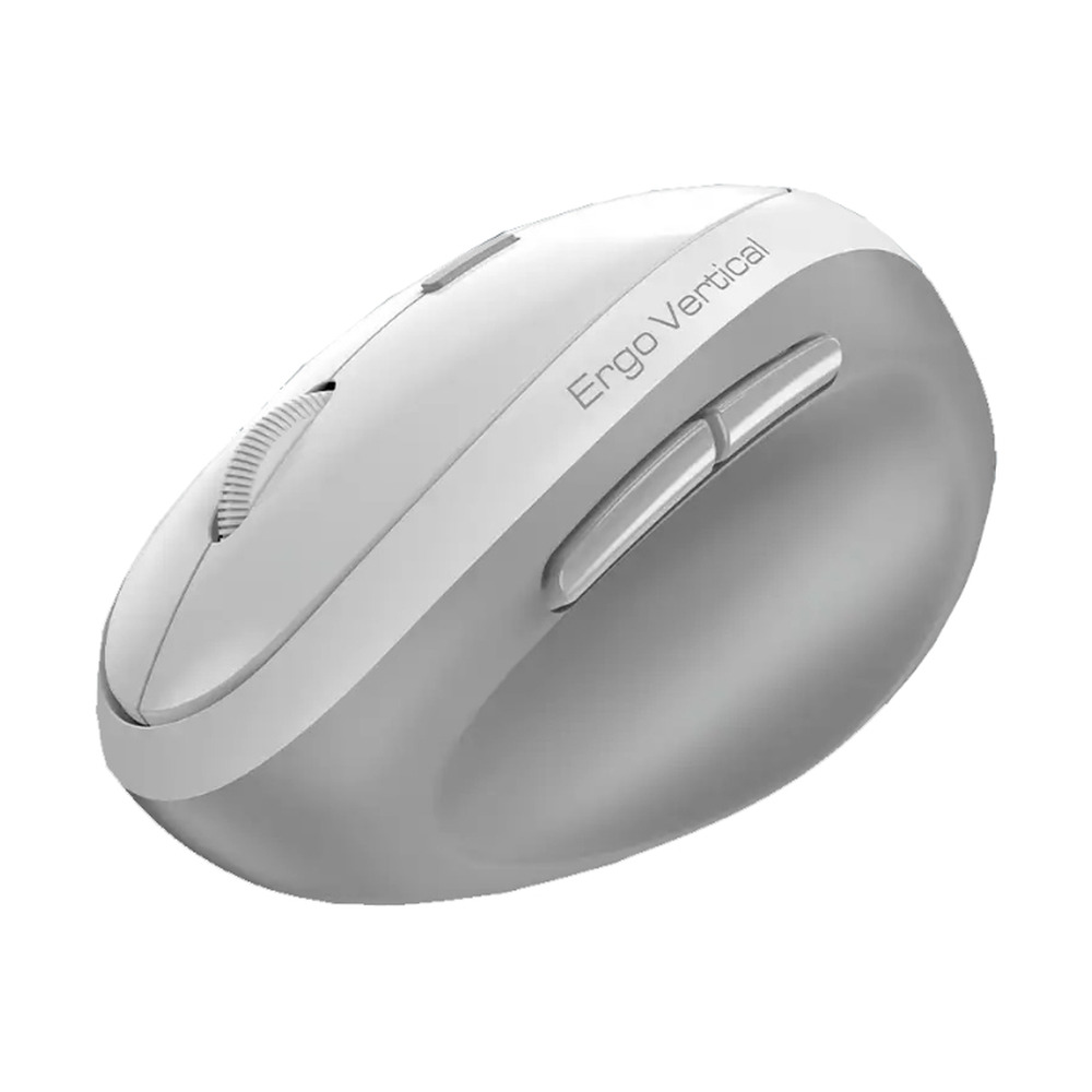 Mouse Inalámbrico Genius Ergo 8350S Color Gris y Blanco - Image 3