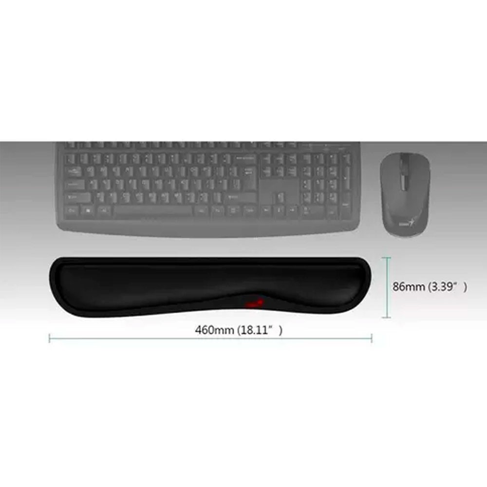 Almohadilla GENIUS Reposamuñecas Para Teclado G-WP 100 - Image 3