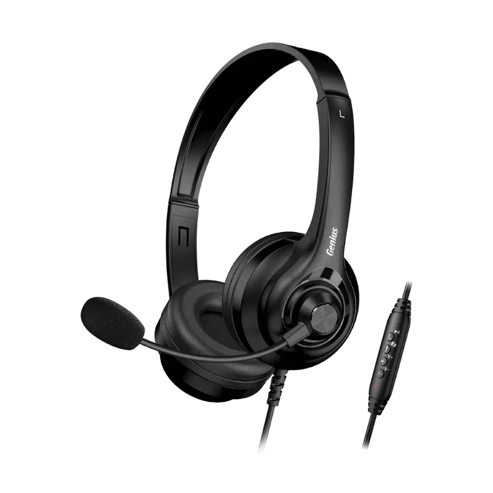 Audífonos de Diadema Genius HS-235U AI Alámbricos con Micrófono - Image 2