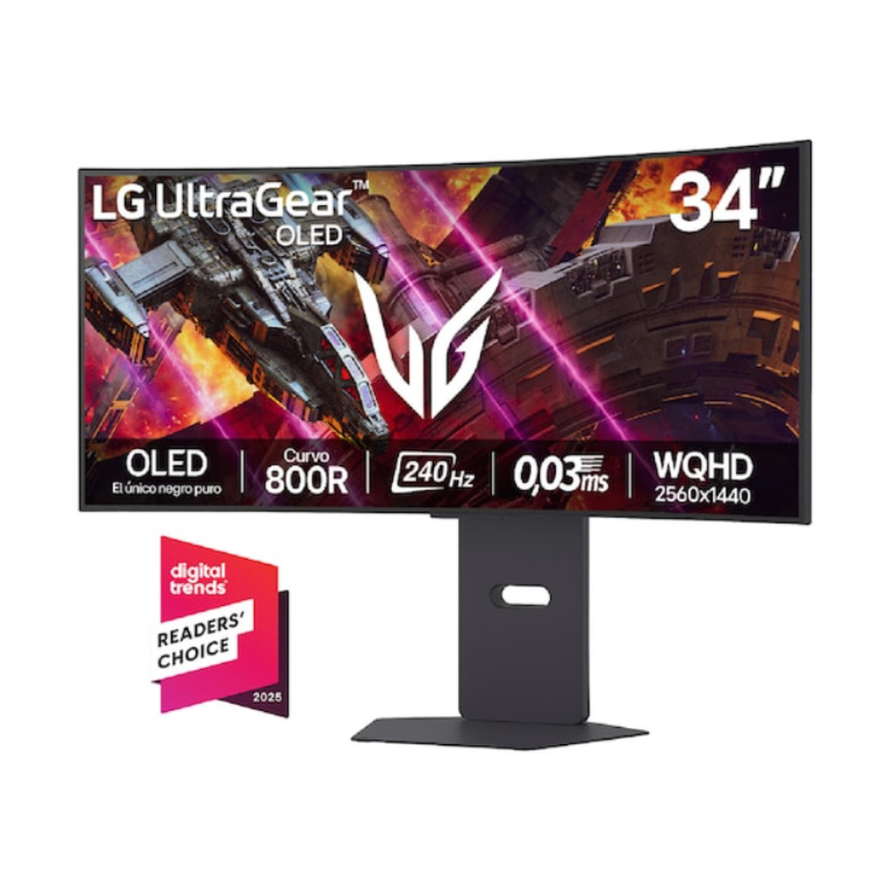 Monitor Gamer LG UltraGear 34 Pulgadas WQHD 340Hz Curvo