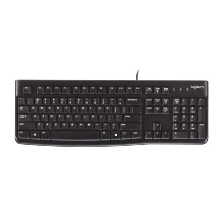 Teclado LOGITECH K120 QWERTY COLOR  Negro
