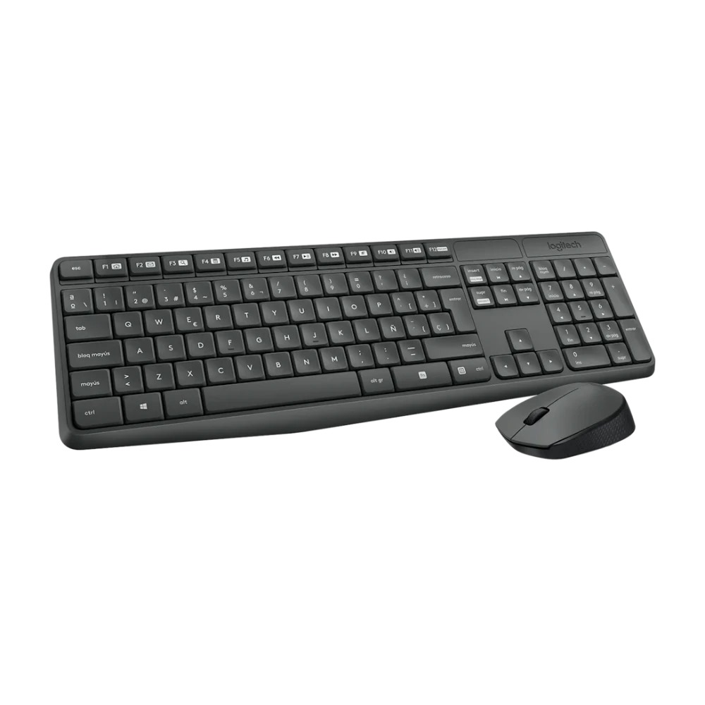 Combo Teclado/Mouse MK235 Logitech Gris - Image 2