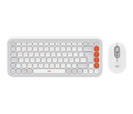 COMBO TECLADO MOUSE POP ICON COMBO- WHITE