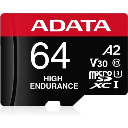 Memoria micro SD ADATA DXC SDHC UHS  Alta resistencia V30 64GB