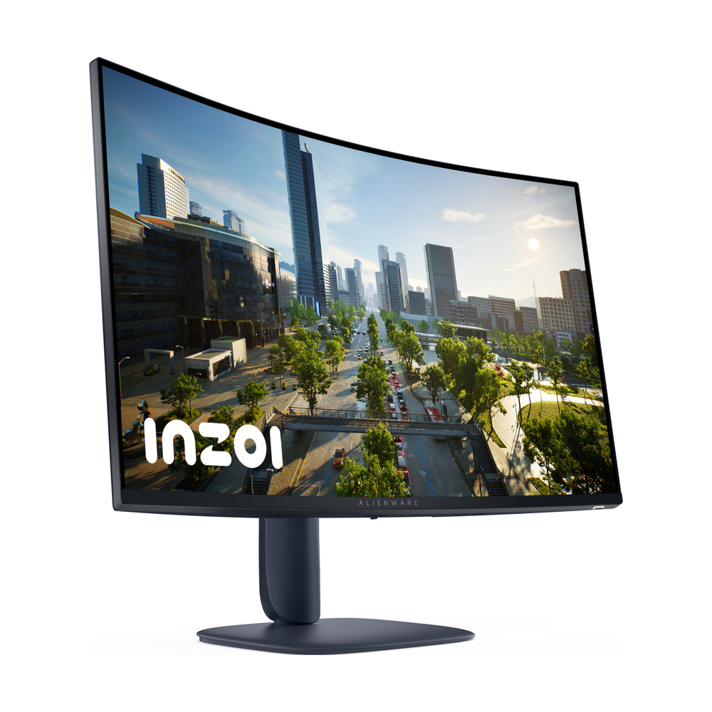Monitor Alienware AW3225DM de 31.5" QHD curvo (1500R) con panel VA, frecuencia de actualización de 180Hz, tiempo de respuesta de hasta 1 ms, tecnología AMD FreeSync Premium, HDR400, conectividad DisplayPort y HDMI 2.1