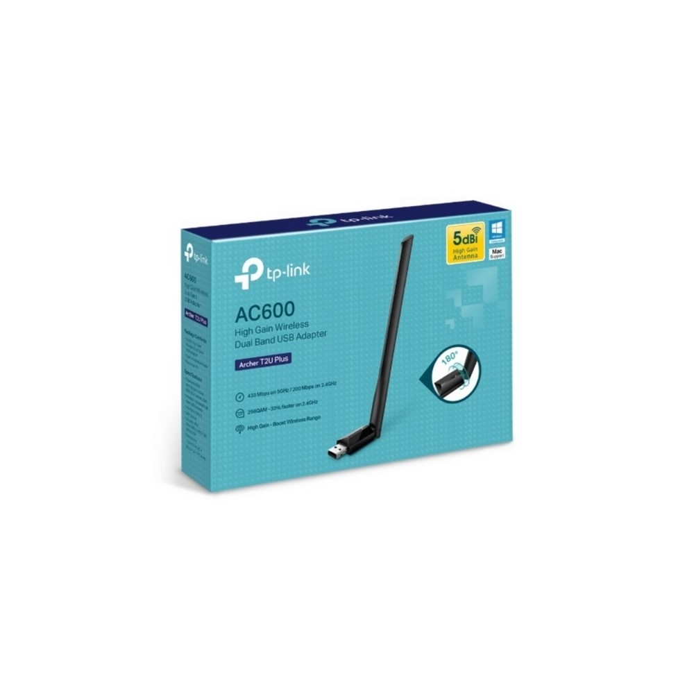 Adaptador USB Inalámbrico de Alta Ganancia Doble Banda AC600 - Image 4