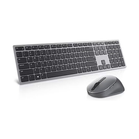 Combo Teclado + Mouse Inalámbricos Dell Pro Plus KM7321W Color Gris