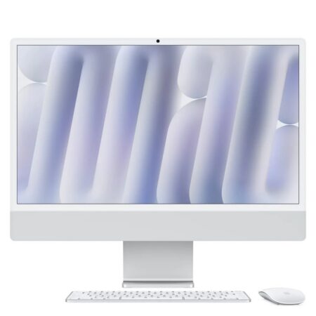 24-inch iMac with Retina 4.5K display: Apple M4 chip with 10-core CPU and 10-core GPU, 16GB, 256GB SSD - Silver