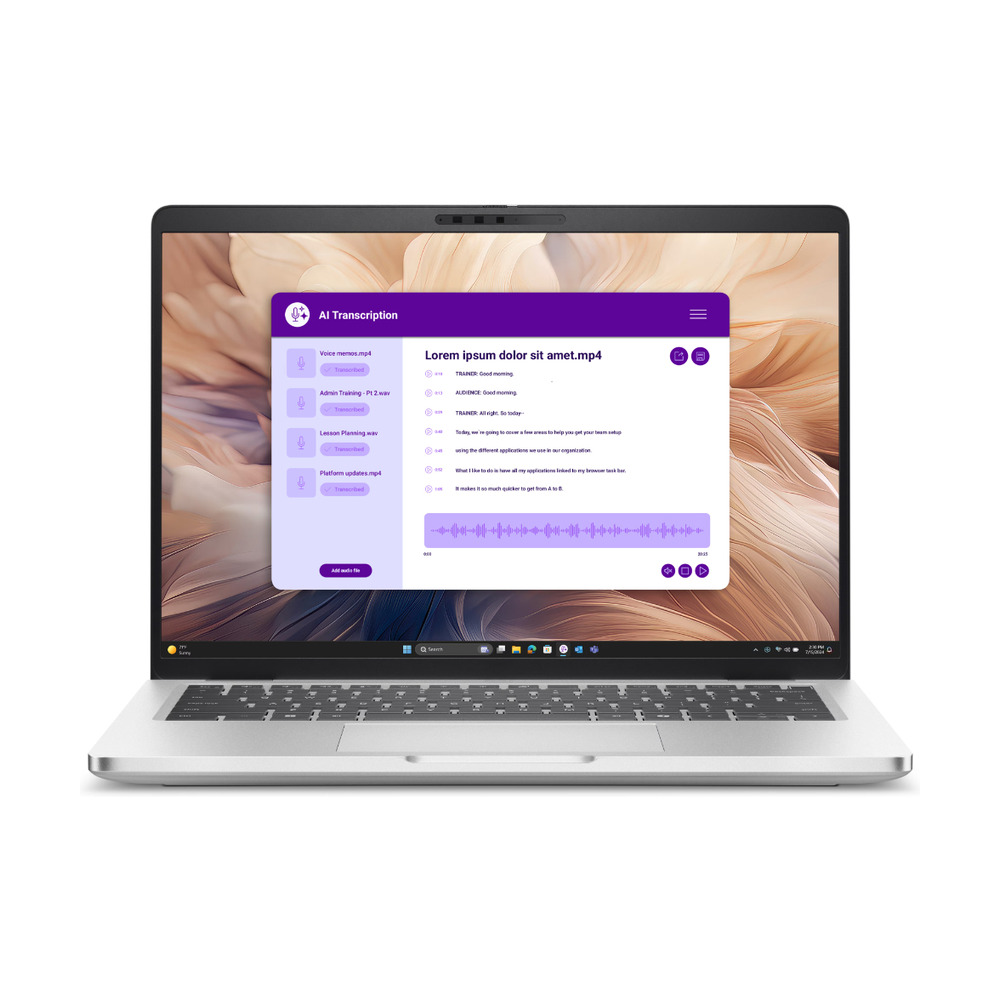 Portátil Dell Pro Plus Intel Ultra 7 RAM 32GB SSD 1TB 14" Windows 11 Pro