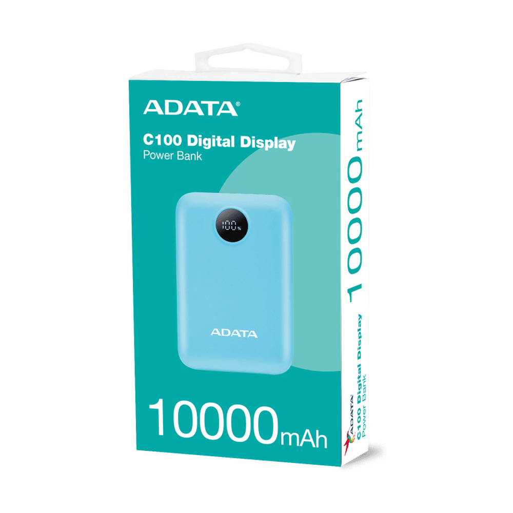 Power Bank Adata C100 de 10.000mAh Azul - Image 4