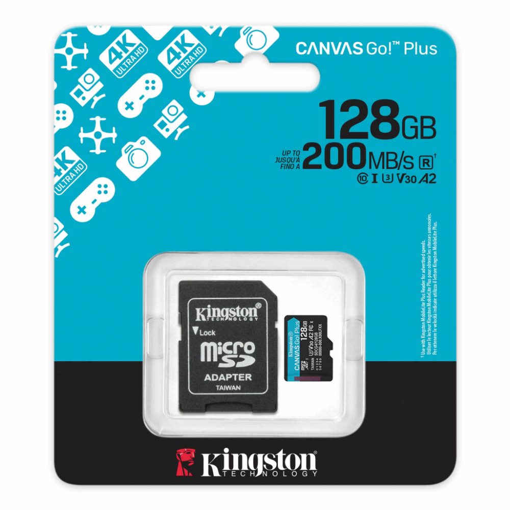 Memoria micro SD Kingston Canvas Go Plus Gen4 128GB - Image 3