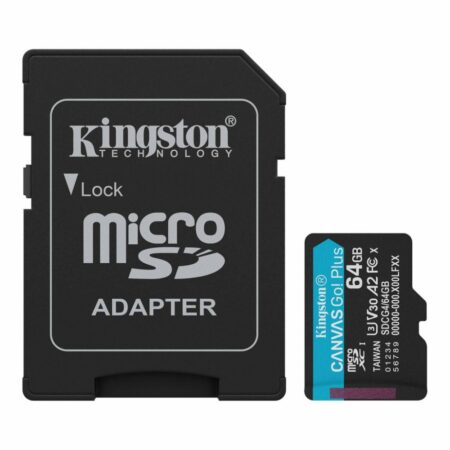 Memoria micro SD Kingston Canvas Go Plus Gen4  64GB