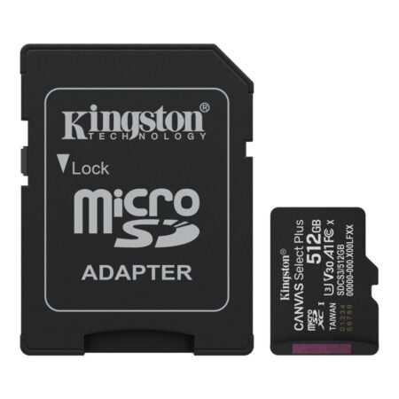 Memoria micro SD Kingston Canvas Select Plus Gen3 512GB